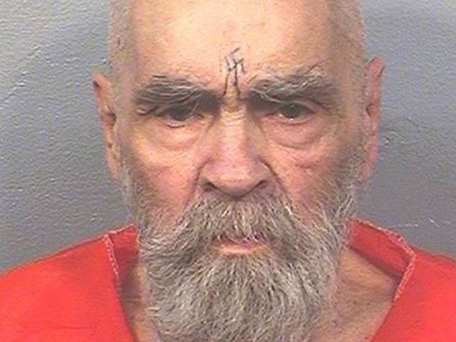 Charles Manson, pictured just months ago in August, has died at the age of 83. Picture: California Department of Corrections and Rehabilitation via AP