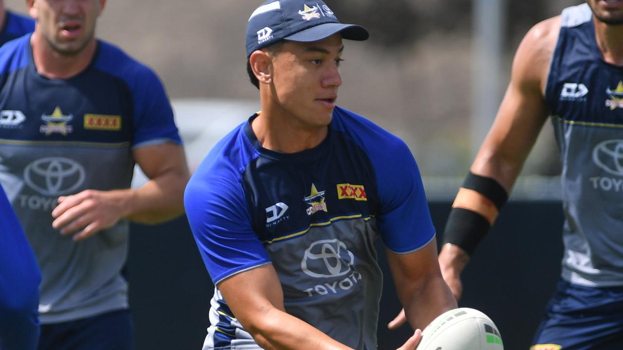 Daejarn Asi is shaping as a centre option at the Cowboys, Picture: Evan Morgan