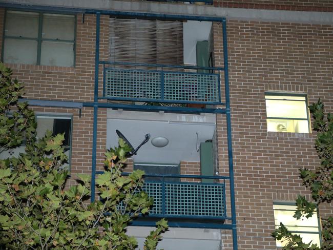 The unit block where the man fell from in Pyrmont. Picture: Adam Taylor