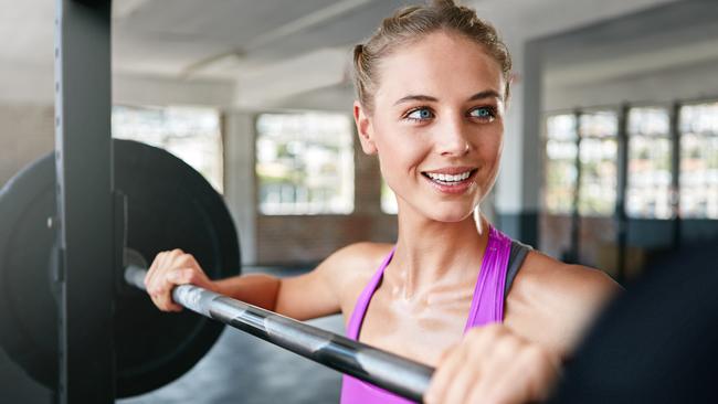 Lifting weights will help to slim and streamline a woman’s physique.