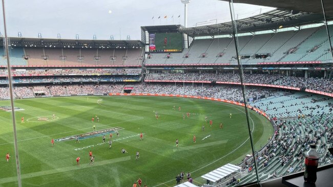 The MCG on Saturday afternoon.