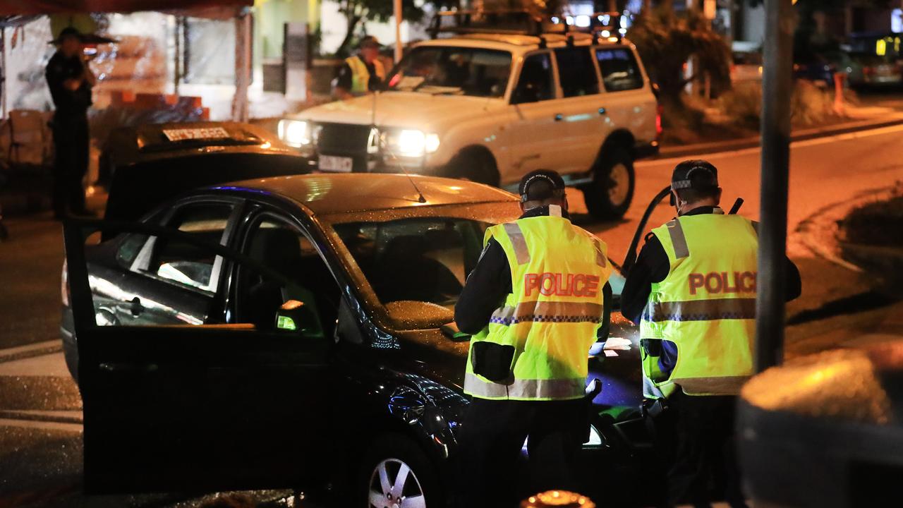 1AM 08/08/2020 – Queensland border checkpoint. Photo: Scott Powick Newscorp