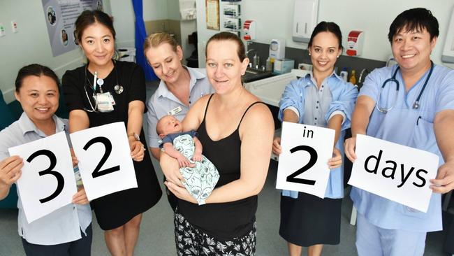 Logan is one of the fastest growth areas in Queensland and the Logan Hospital posted this on social media in 2019 when the maternity ward had to contend with 32 births in two days. Now the hospital is looking at 500 births next month.