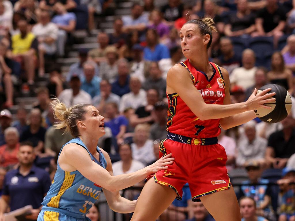 Steph Talbot and the Lightning may not return to WNBL. Picture: Kelly Defina/Getty Images