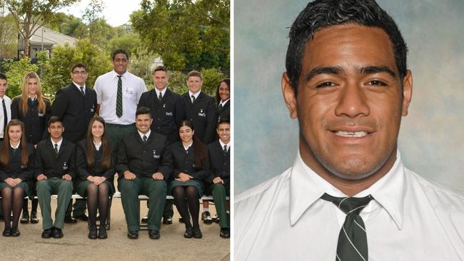 Jordan Mailata was born for the Super Bowl. Photo: Facebook, NSW Department of Education.