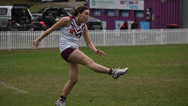 Under-17 Girls division 1 action between Wests and Tweed Coolangatta. Sunday May 14, 2023. Picture: Nick Tucker