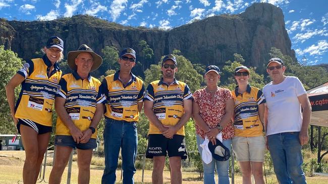 Springsure Mountain Challenge participants and supporters, who ran and walked through the Minerva Hills National Park on Sunday, May 9, 2021.