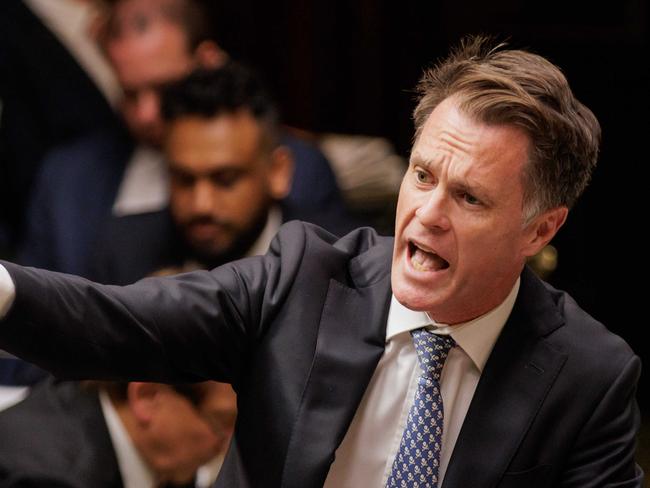 SYDNEY, AUSTRALIA - NewsWire Photos, March 18, 2025. Premier Chris Minns during NSW Parliament question time. Picture: NewsWire / Max Mason-Hubers