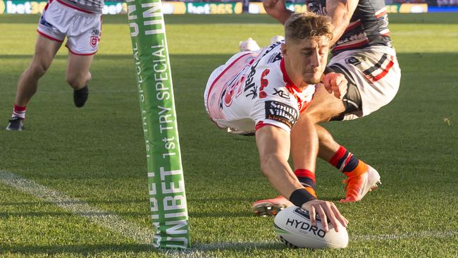 Zac Lomax is set to re-sign with the Dragons for six years. Picture: Craig Golding