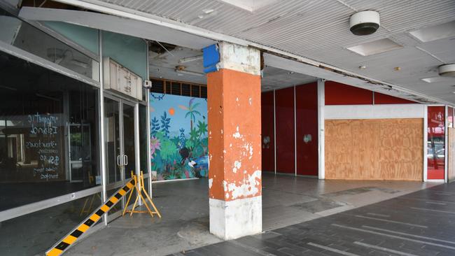 The entrance to the former Dimmeys Arcade in the Townsville CBD. Picture: Evan Morgan