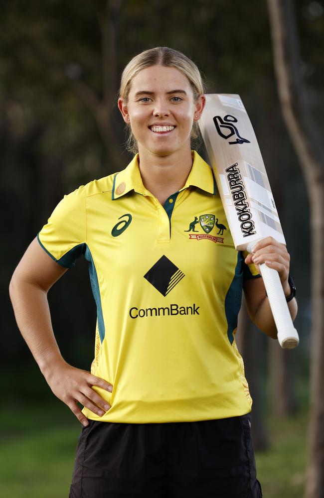 Australian cricketer Phoebe Litchfield. Picture: Jonathan Ng