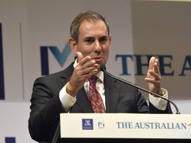 Federal Treasurer Jim Chalmers speaks at the Economic and Social Outlook Conference at Crown. Picture: NCA NewsWire / Andrew Henshaw