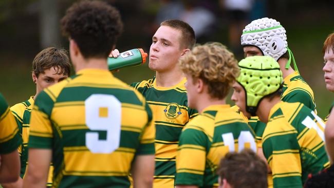 St Patrick's College team First XV schoolboy rugby match between Iona College and St Patrick's College. Saturday May 7, 2022. Picture, John Gass