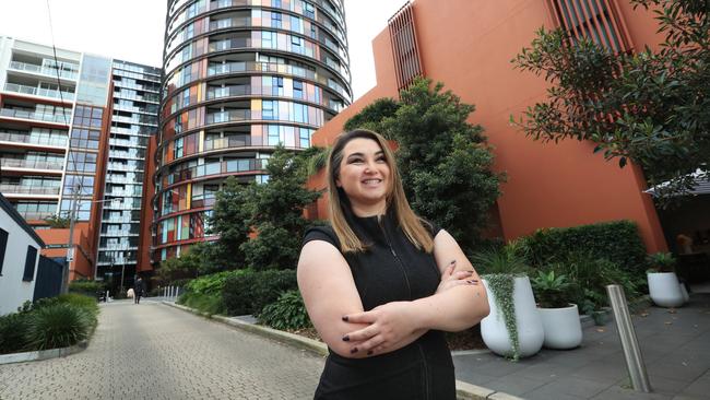 Former Mascot resident Masha Idis is one of those who has traded in life in the suburbs for a move closer to a station at Green Square.