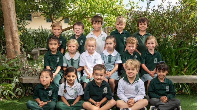 Fyans Park Primary School preps Prep B Back Row: William Austin, Bodhi Gerhan, Jai Bush, Raff Martinelli-Mclean, Teddy Kantianis Middle Row: Agnes Ma, Bobbie Barratt, Audrey Hurry, Emma Bergman, Norman Lonergan, Margot Pike Sitting Row: Summer Wang, Kayra Surty, Liam Singleton, Oscar Walsh, Lian Altabary