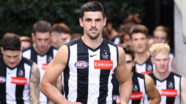 Scott Pendlebury is poised to sign a new deal with the Magpies. Picture: Getty Images