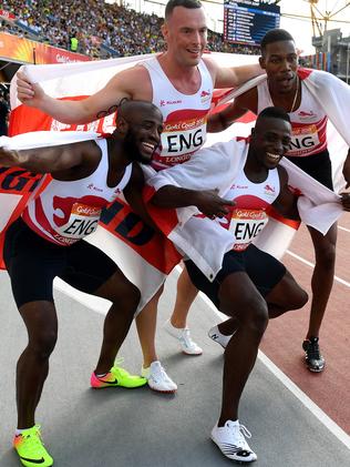 The England men’s quarter were also victorious. Picture: AAP Image/Dean Lewins