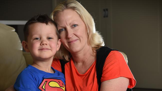 Paula Murphy with Maddy’s son, Noah. Picture: Tony Gough