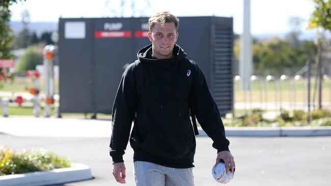 Penrith Panthers captain Matt Moylan leaves the club today after it was revealed he would miss the finals. Picture: Toby Zerna