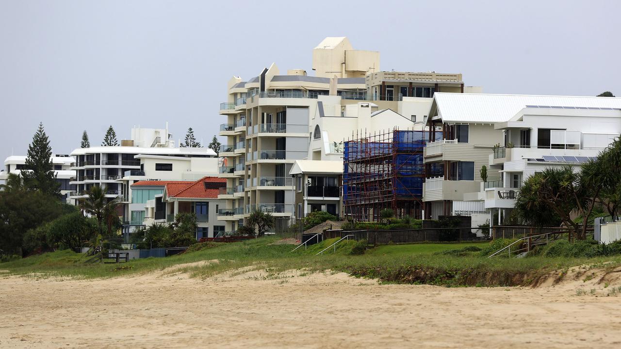 Beachfront houses in Mermaid Beach. Pics Adam Head