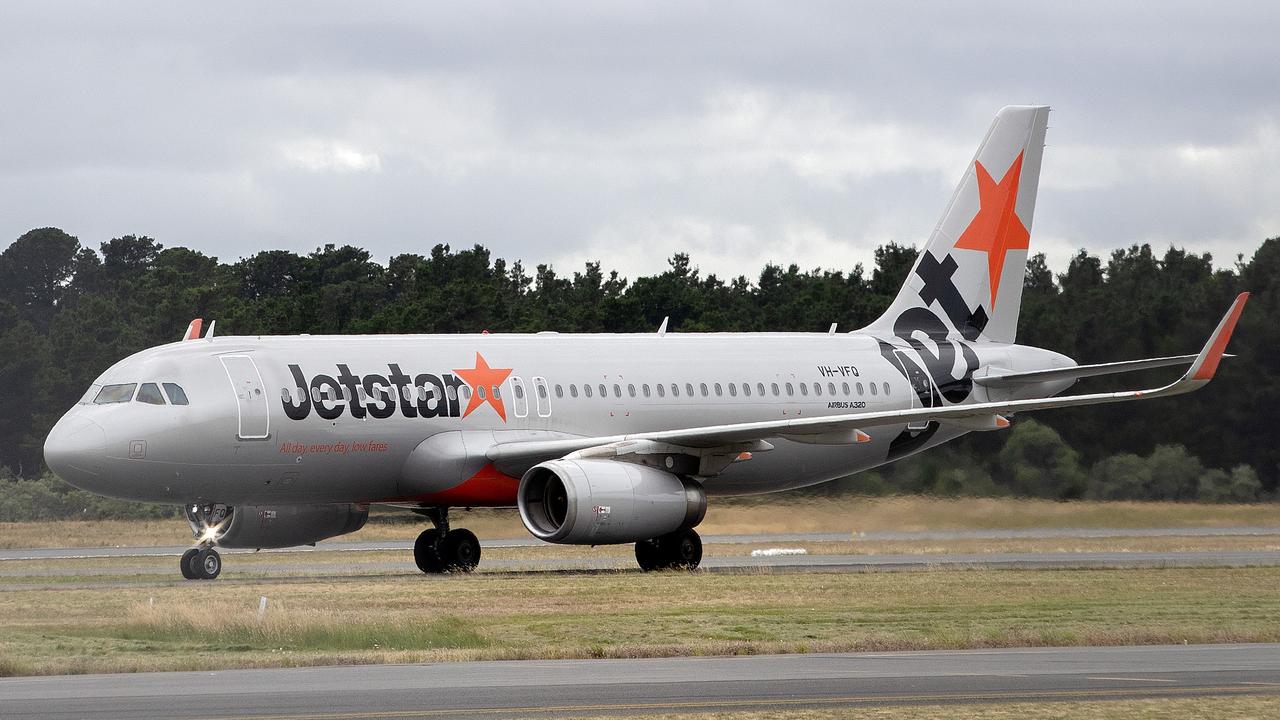 A Jetstar spokesperson said Mr Sanderson’s assistance dog did not meet the criteria required to fly on the plane. Picture: Chris Kidd