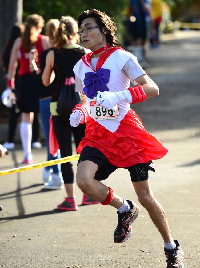 On the run in 2014. Picture: Jeremy Piper