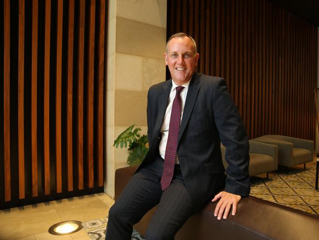 22/01/2020. Metrics Credit Partners, Managing Partner, Andrew Lockhart, photographed at Honner offices in Sydney's CBD. Britta Campion / The Australian