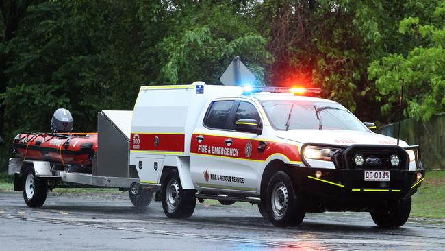 Swift Water Rescue team in Mossman, TC Jasper. Picture: Liam Kidston