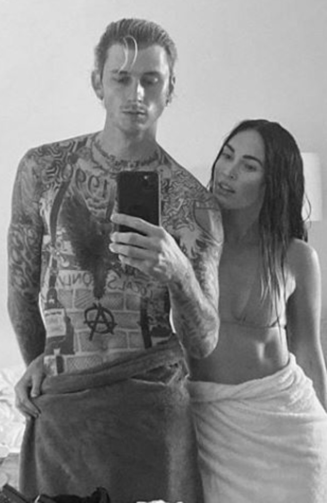 Things are said to be getting more serious between Megan Fox and Machine Gun Kelly. Picture: Instagram