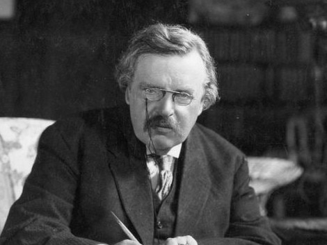 English journalist GK Chesterton.