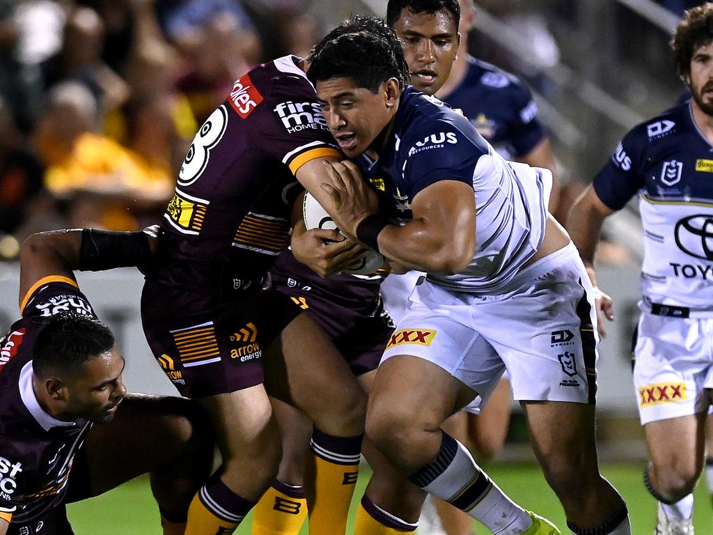 Roar of the crowd: Cowboys Jason Taumalolo lost in emotion of