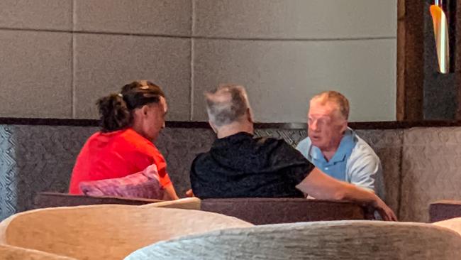 Faitala-Mariner was spotted in crisis talks with Phil Gould at Canterbury Leagues Club after his surprise banishment from training. Picture: Supplied.