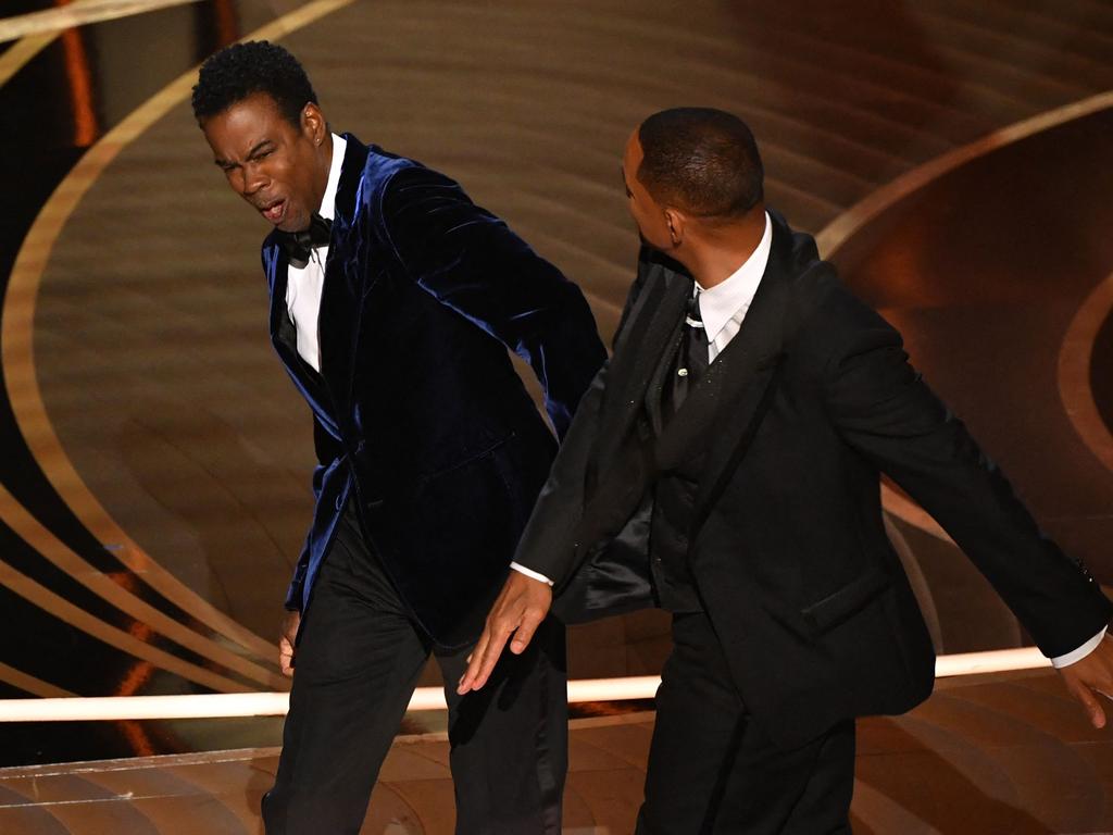 Will Smith slapped Chris Rock at the Oscars in late March. Picture: Robyn Beck / AFP