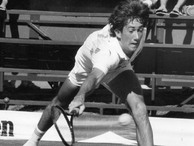 Darren Cahill as a young player.