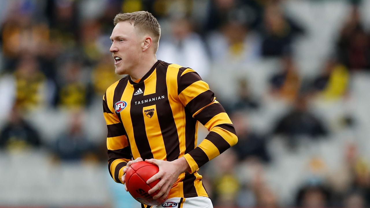 Hawthorn defender James Sicily is rated an A-grader by Buckenara. Picture: Dylan Burns/AFL Photos via Getty Images