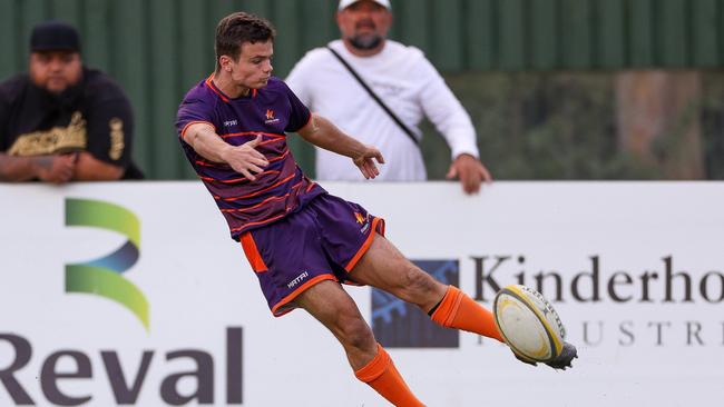 Finn Lawson in action for Sunshine Coast at the Queensland Rugby Union Schools State Championships. Picture: Kev Nagle