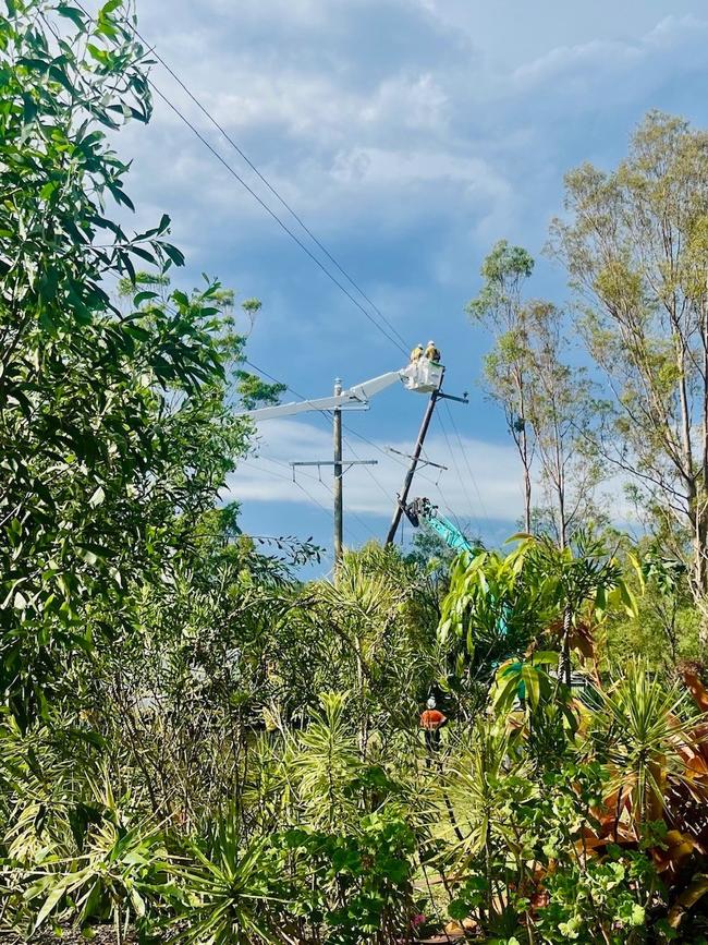 The clean up has just begun but some areas remain in the firing line for storms. Picture: Facebook