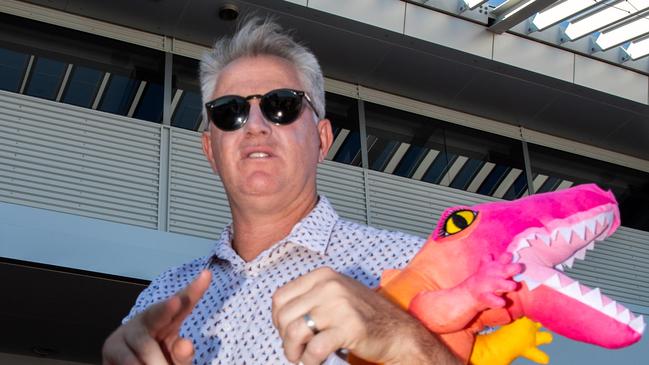 Minister Joel Bowden as Pride Parade takes off in Darwin City, 2024. Picture: Pema Tamang Pakhrin