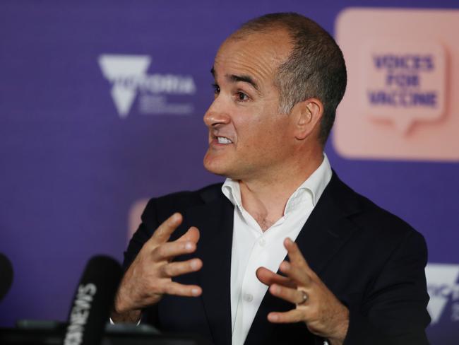 Acting Premier James Merlino on Monday said students who couldn’t sit the GAT, or any exams, would get a derived examination score. Picture: David Crosling