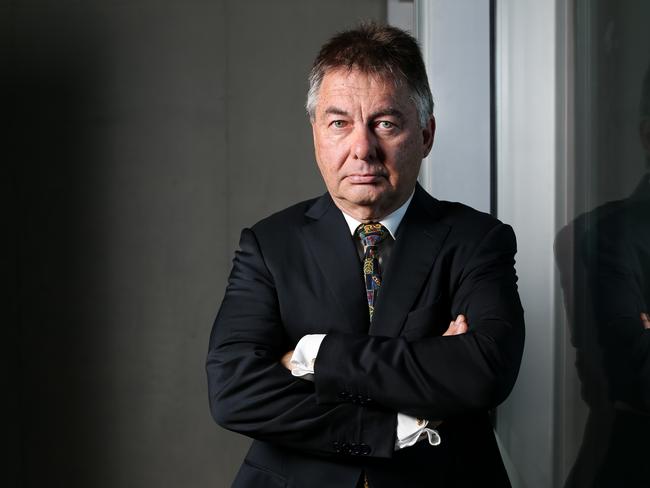 Portrait of Honourable Justice Walter Sofronoff after his swearing in as President of the Court of Appeal today in Brisbane. Pictures: Jack Tran