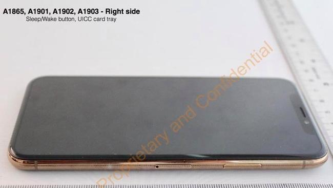 The gold edition was never produced for sale. Picture: FCC/Apple