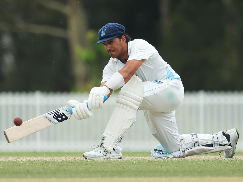 Ollie Davies batting for NSW. Picture:Mark Metcalfe/Getty Images