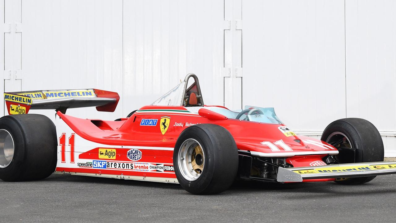 Enzo Ferrari’s last Formula 1 Drivers’ World Championship-winning car, the 1979 Ferrari 312 T4.