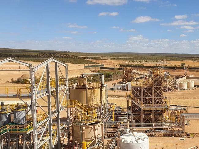 The processing plant at Iluka Resources' Eneabba rare earth project. Pic: Supplied by Iluka Resources.