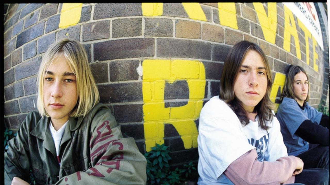 Tony Mott took this very early publicity shot of Silverchair in 1991. Picture: Tony Mott