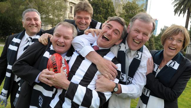 Former Victorian Premier John Brumby is a big Pie fan.