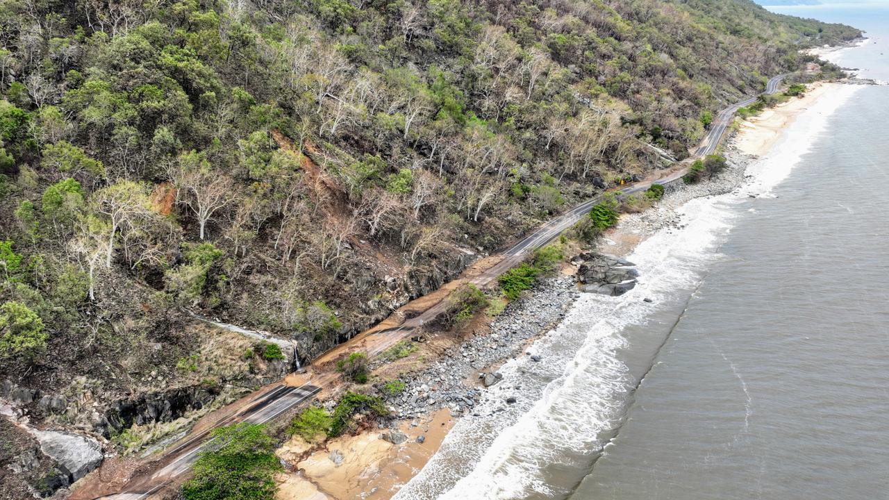 Ellis Beach was one of dozens of communities in Cairns that were adversely affected by Tropical Cyclone Jasper in December. The coastal community was smashed by landslides caused by flooding rain which took weeks to clean. Picture: Brendan Radke