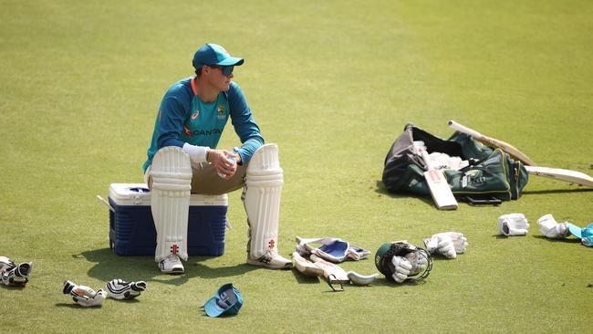 Matthew Renshaw looks on during an Australian Test squad training session Picture: Getty Images