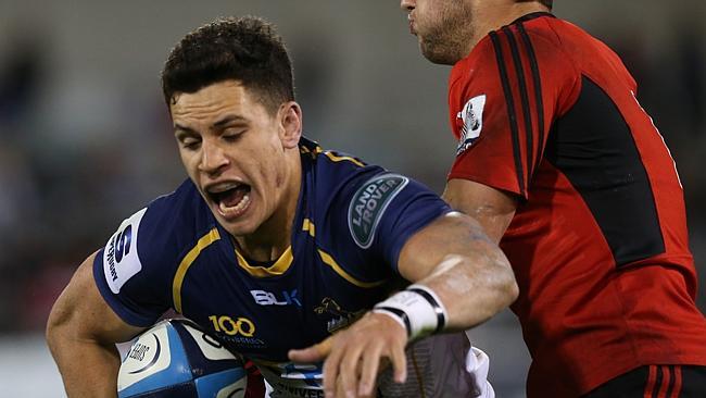 ARU: Brumbies vs Crusaders at Canberra Stadium. Matt Toomua.