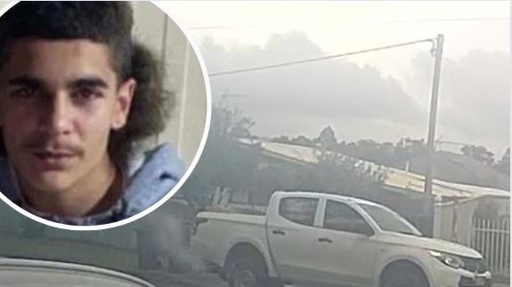 Dashcam of the ute used to kill Taj Hart was previously released by NSW Police. Pictures: Facebook/supplied